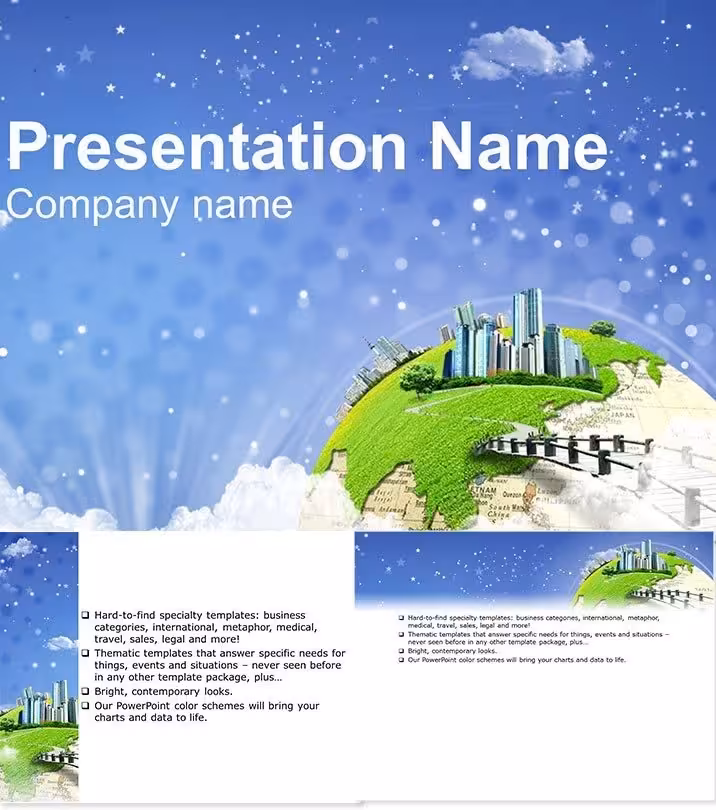 Green World City Keynote Template