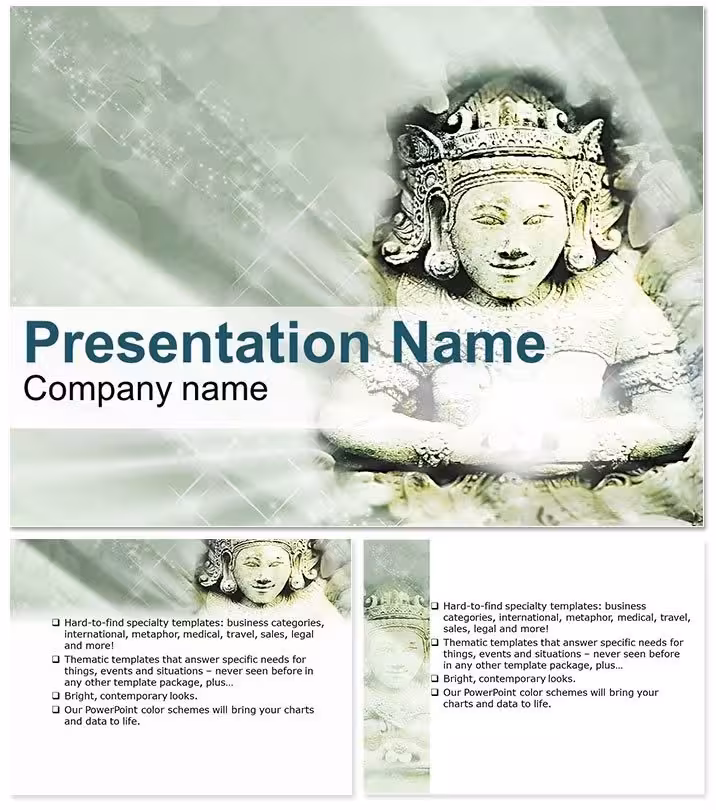 Hinduism Gods Spiritual PowerPoint Template