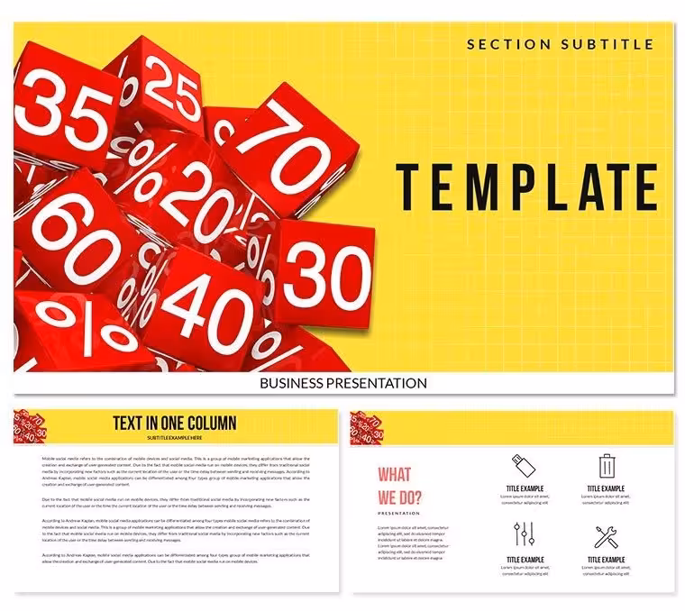 Coupon Keynote template Presentation