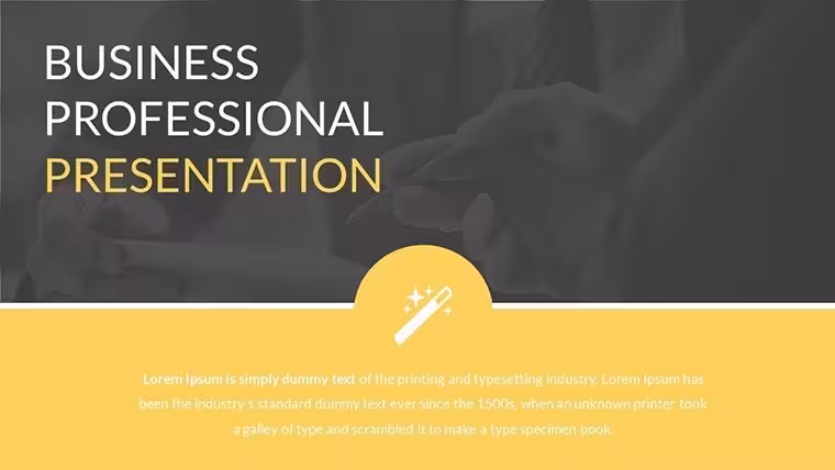 Business Professional Keynote Charts Template