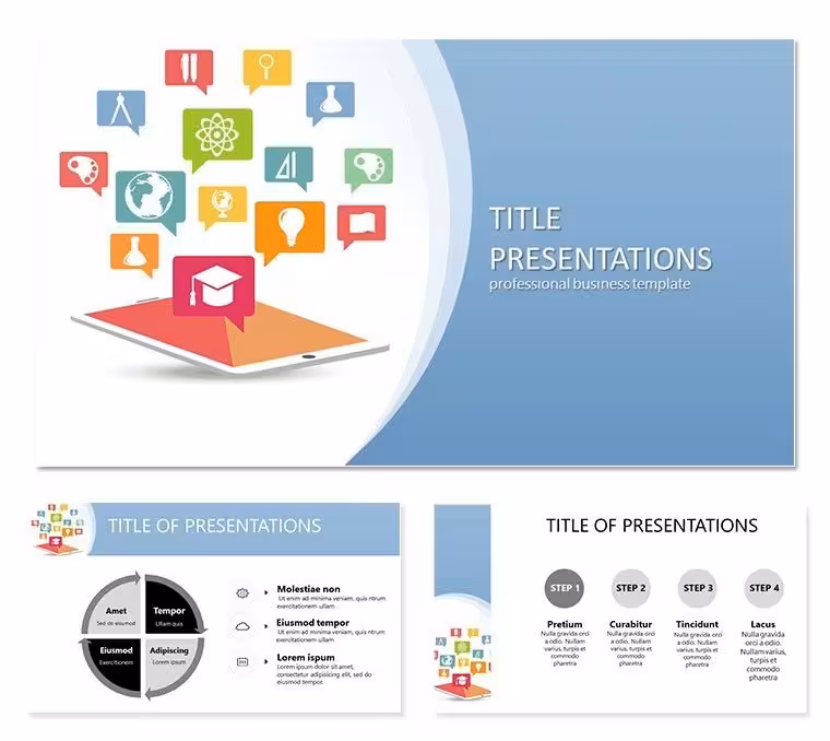 Transform Learning with the Education Work Schedule PowerPoint Template