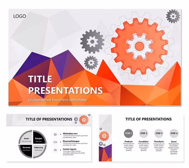 Development Cycle PowerPoint Templates: Cycle Through Strategic Growth