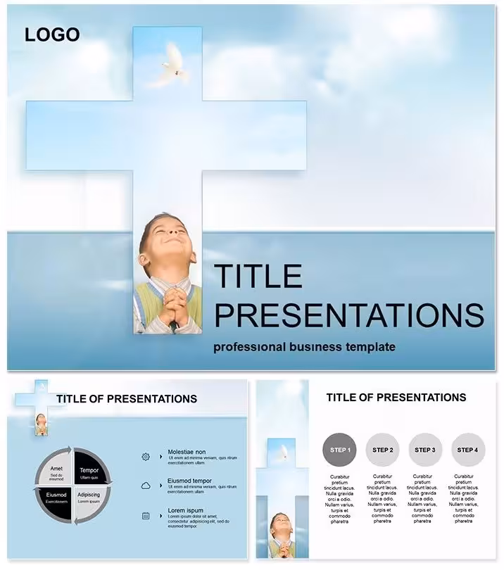 Spiritual Prayer PowerPoint Template