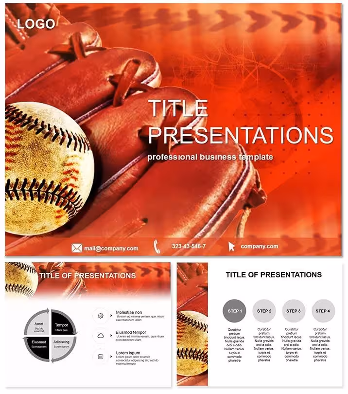 Baseball Games PowerPoint Template