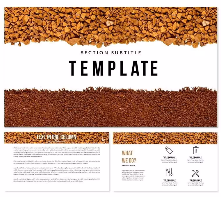 Soluble Coffee Keynote Template - Themes