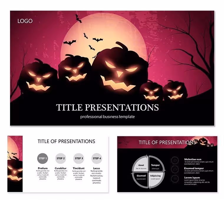 Spirit Halloween Keynote Template - Download Spooky Presentation Designs