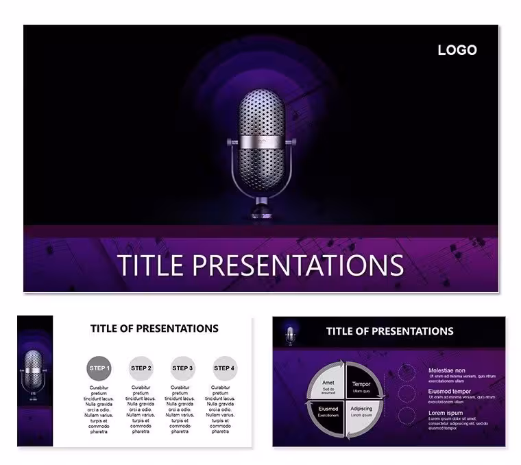Music Studio Keynote Template