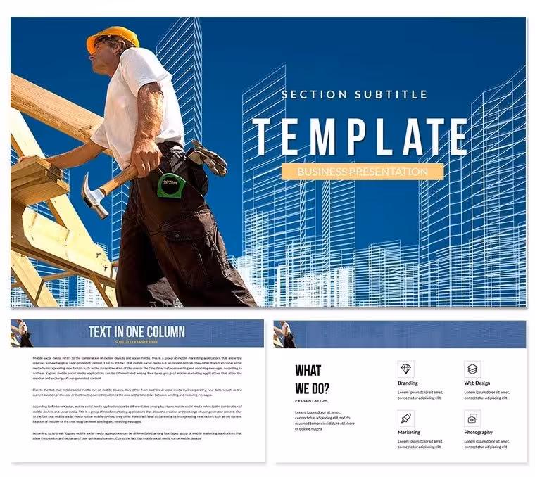 Profession Builder Keynote Presentation Template