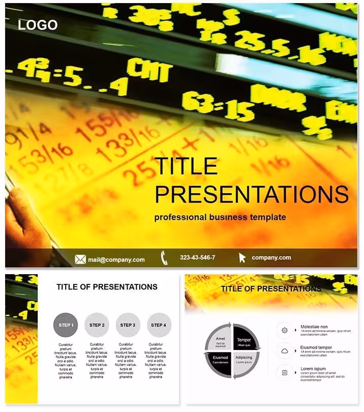 Dynamic Online Stock Trading Keynote Template