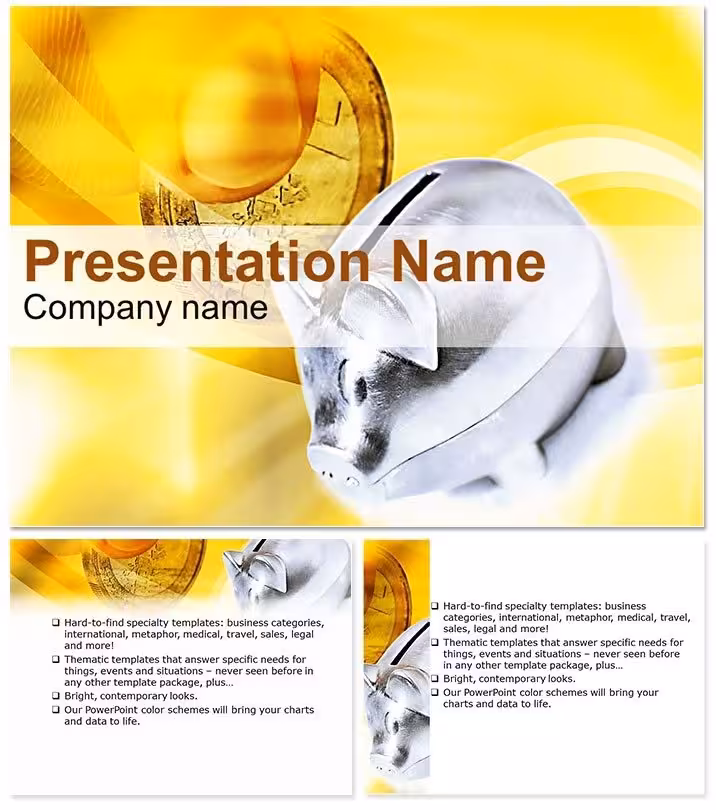 Save Money Financial PowerPoint Template