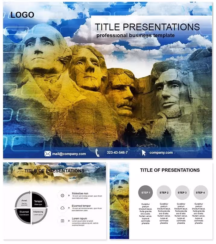United States Presidential Memorial PowerPoint Template