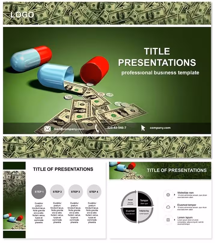 Tablets Monetized Keynote Template: Pillars of Persuasive Pharma Presentations