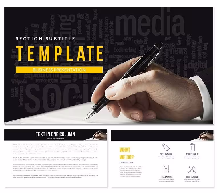 Business guide Keynote Templates