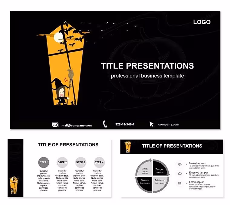 Window and Witch Keynote Template: Where Mystique Meets Mastery