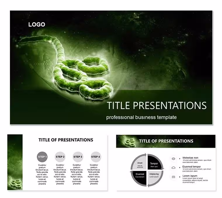 Ebola Contagious Keynote Template: Mapping Mutation and Spread