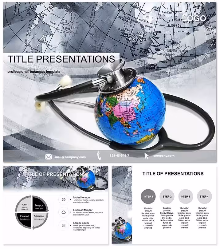Global Economy PowerPoint Diagram Template