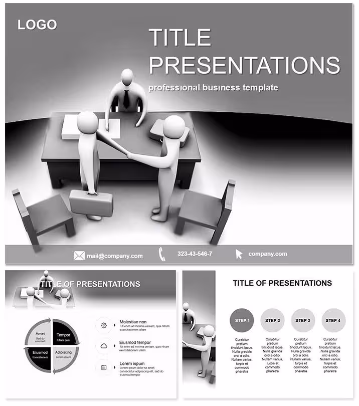 Job Offer PowerPoint Template: Recruiter Ally