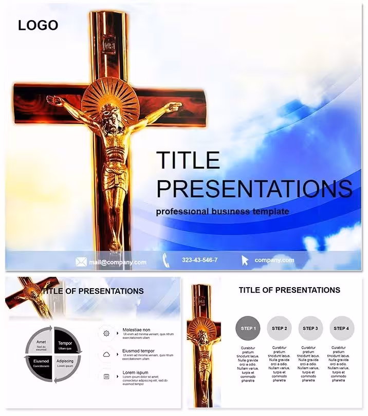 Cross and Religion PowerPoint Template