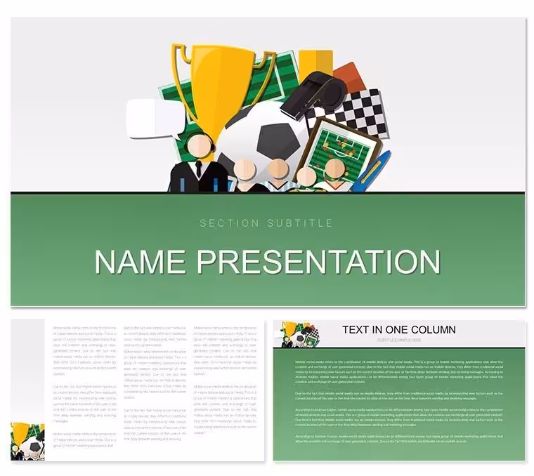Sports News Keynote Template: Fueling Passionate Play-by-Plays