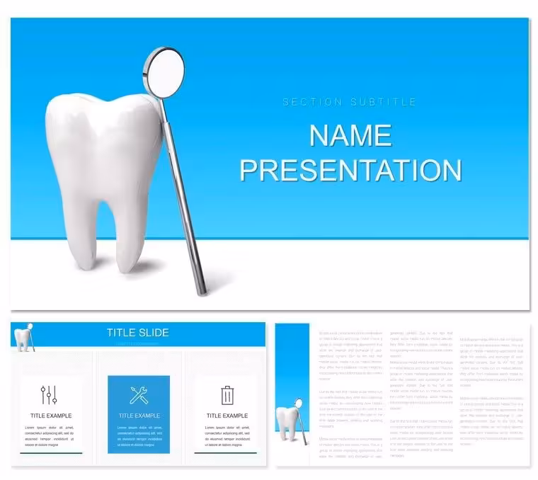 Dental Clinic Presentation: Editable Keynote Template for Pros