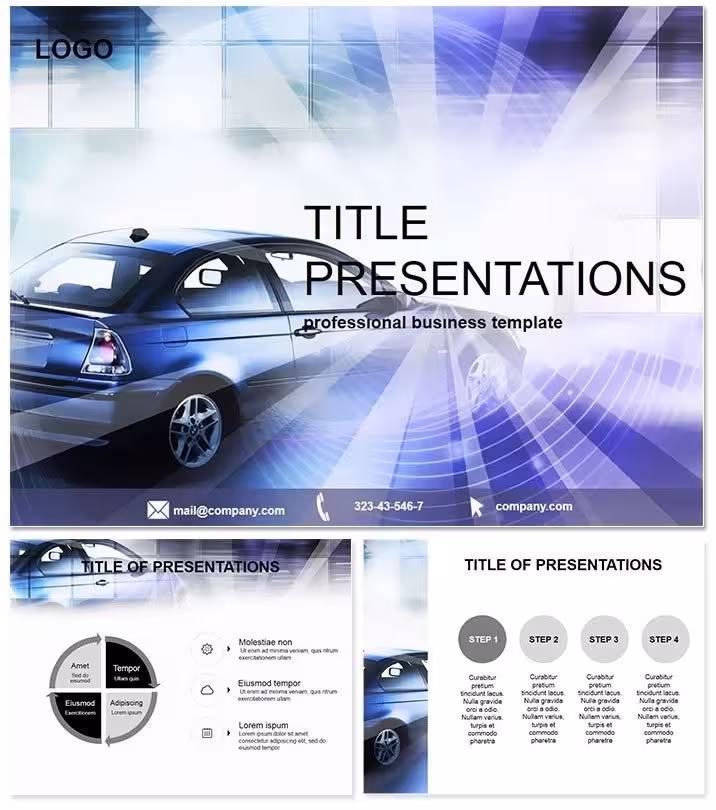 Cars for Sale Automotive PowerPoint Template