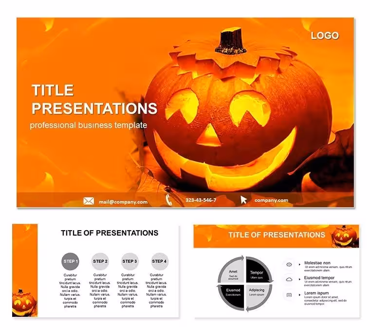 Spooky Halloween Fun Keynote Template: Bring the Thrill to Your Slides