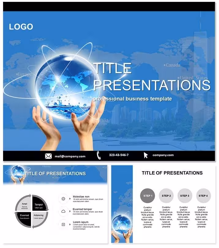World in Hands: Empower Global Visions in PowerPoint