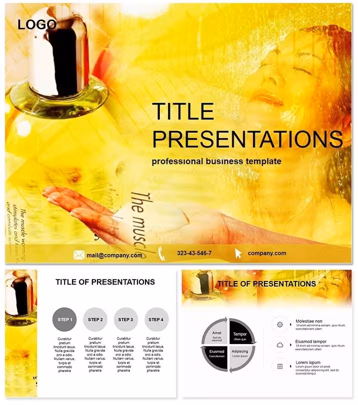 Spa Soap Shower Keynote Template: Pamper Your Slides
