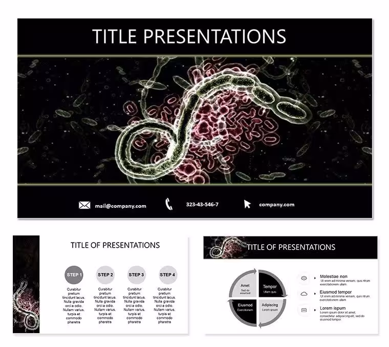 Ebola Symptoms Keynote Template: Illuminating the Path to Awareness