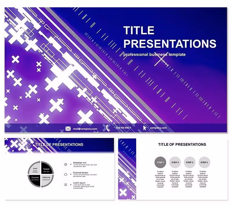 Multiplication Symbols Versatile PowerPoint Template