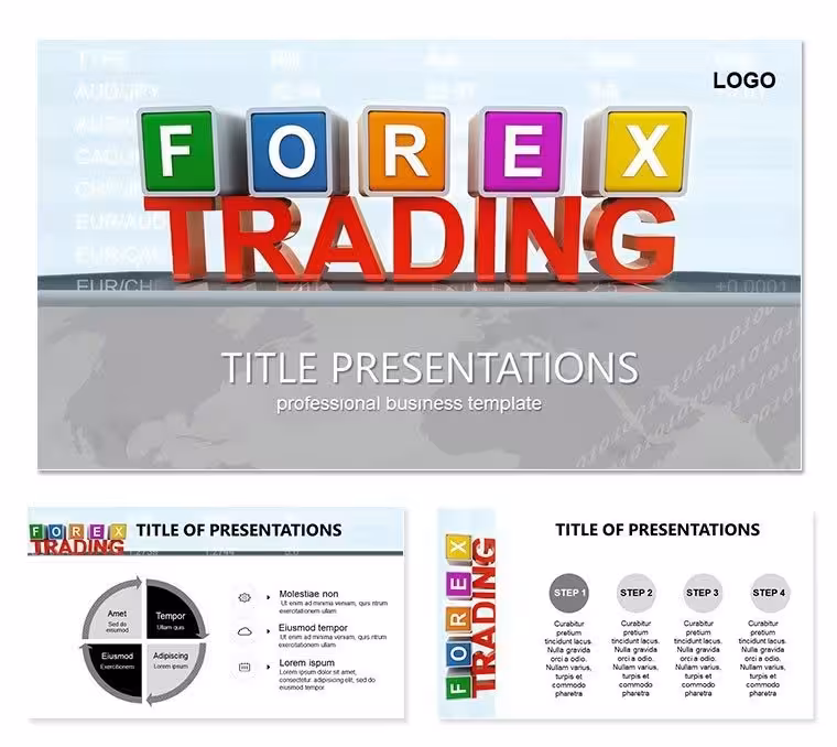Forex Trading PowerPoint Template: Bid on Visual Victory