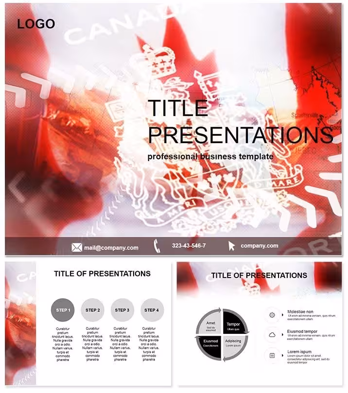 Canada Flag Keynote Template: Ignite Patriotic Presentations