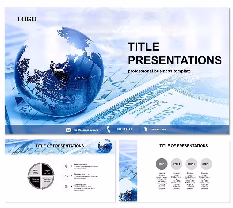 Global Finance PowerPoint Template: Market Momentum