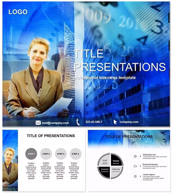 Employee Bank Details Keynote Template: Secure Your Story