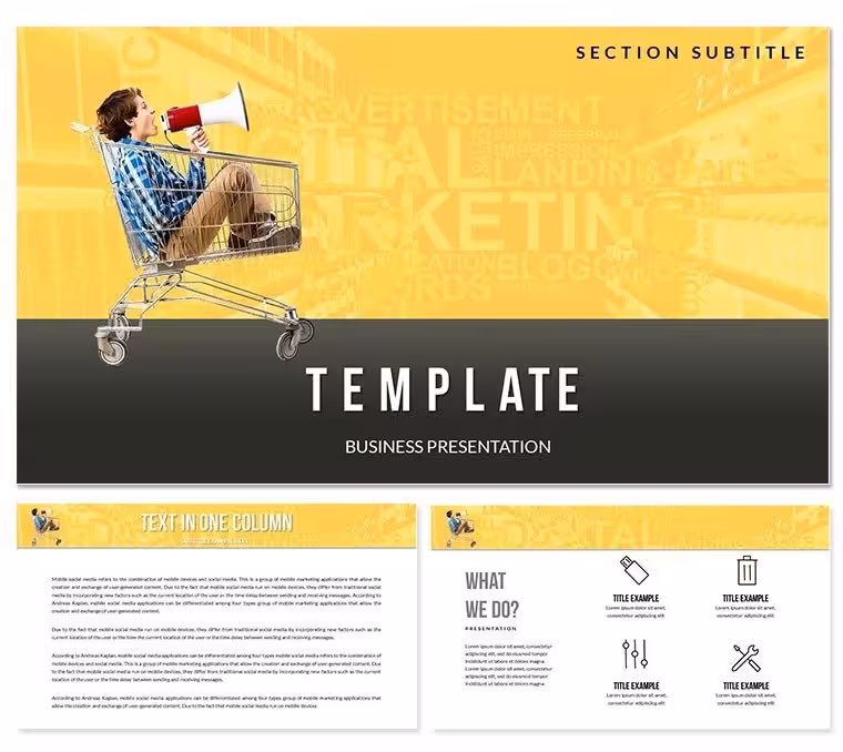Marketing Presentation: What Buyer Wanted Keynote templates