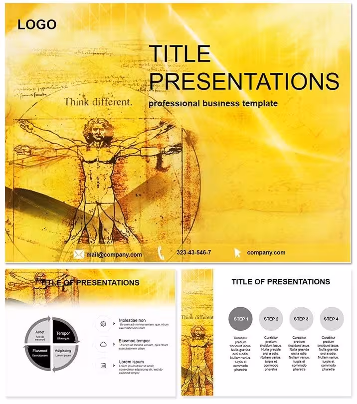 Human Figure PowerPoint Template