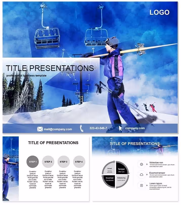 Ski Resorts Keynote Template Essentials