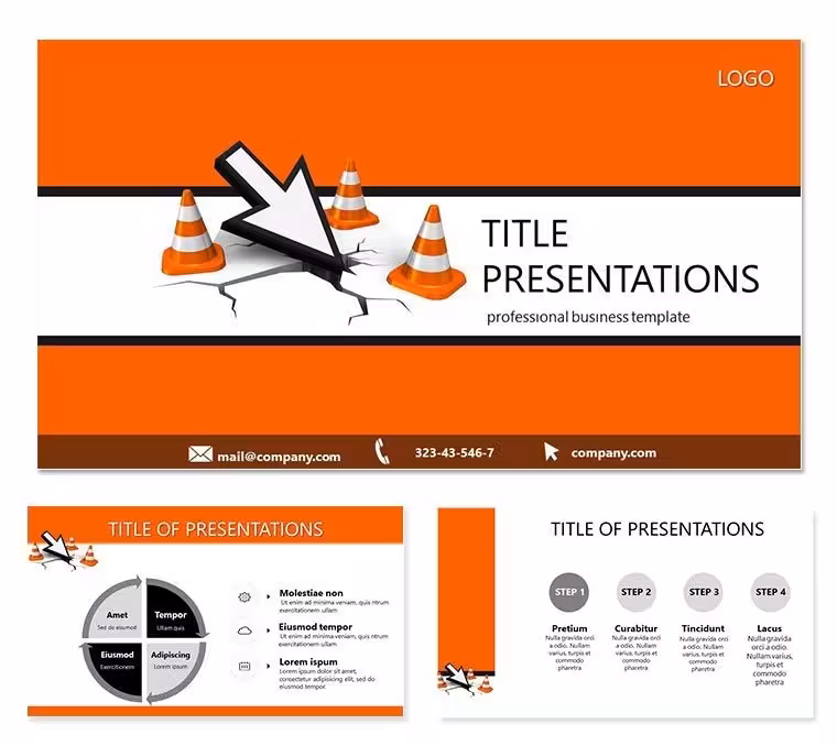 Negative Consequences PowerPoint Template: Visualize Risks Professionally