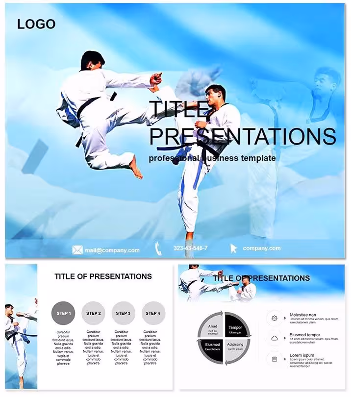 Taekwondo Training Keynote Template