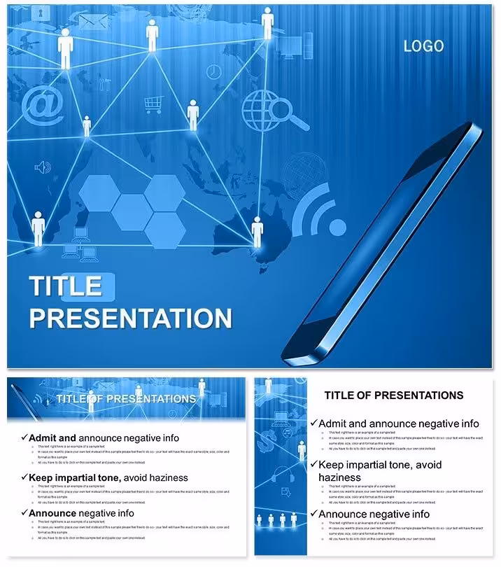 Unlimited WiFi iPad PowerPoint Template