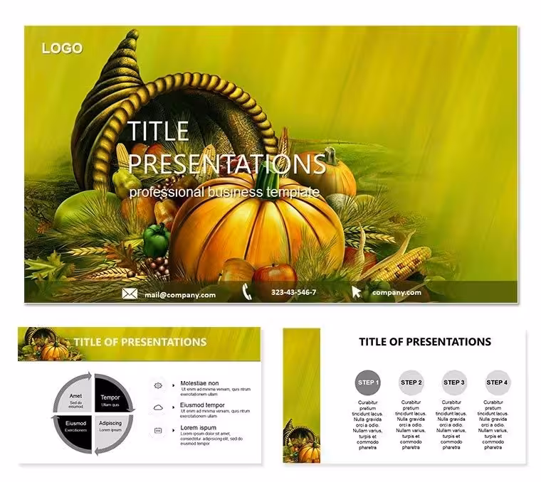 Thanksgiving Feast Day PowerPoint Templates