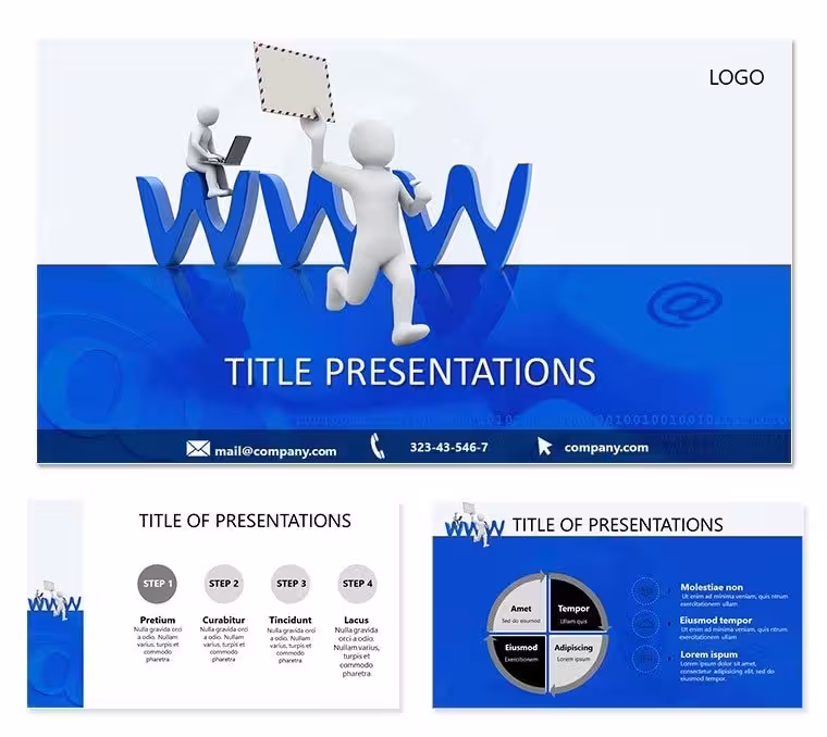 Customer Service Email Keynote Template - Download Presentation