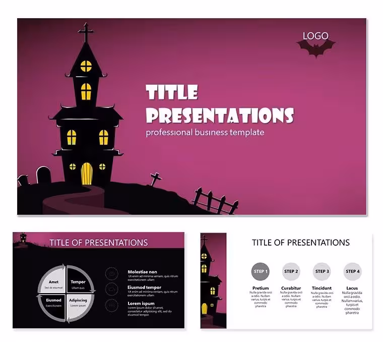 Zombie house PowerPoint templates