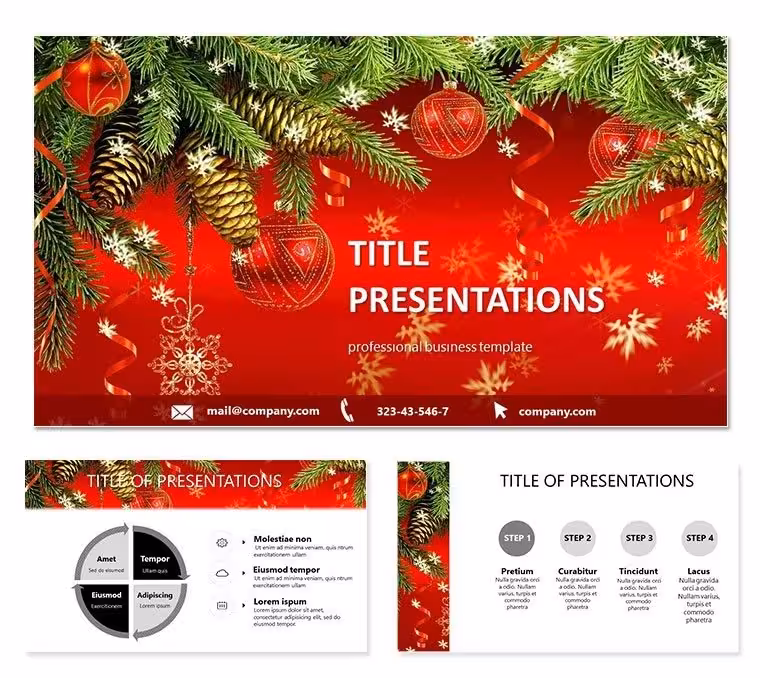 Miracles Christmas PowerPoint Template - Download PPT Presentation