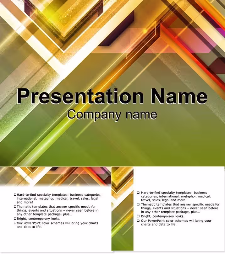 Decor Line: Elegant PowerPoint Flow Templates