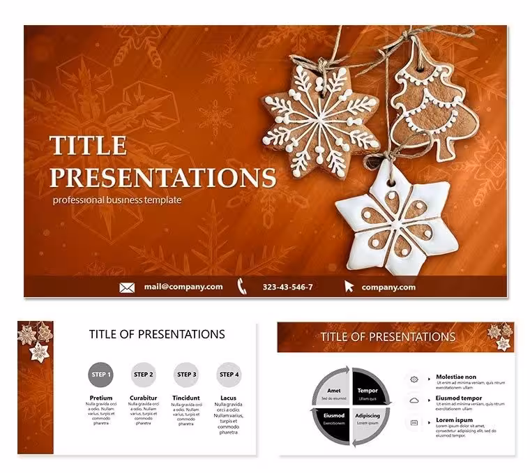 Christmas Sweets Keynote Presentation Template