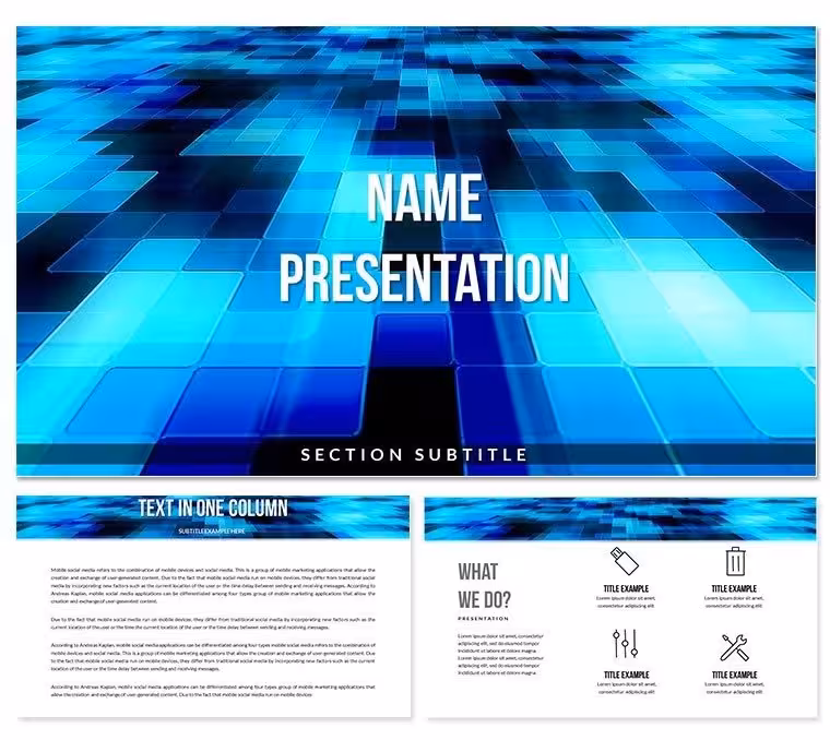 Abstraction Square Keynote Themes and Template Presentation