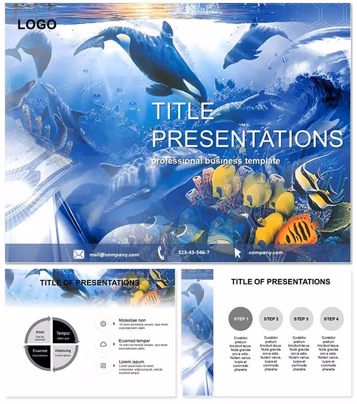 Underwater World PowerPoint Template
