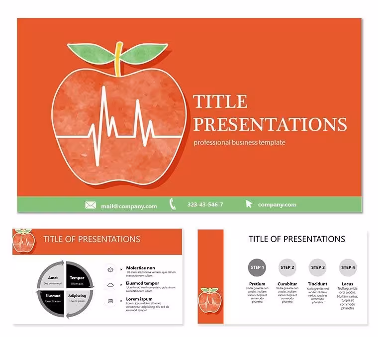Useful apples PowerPoint templates