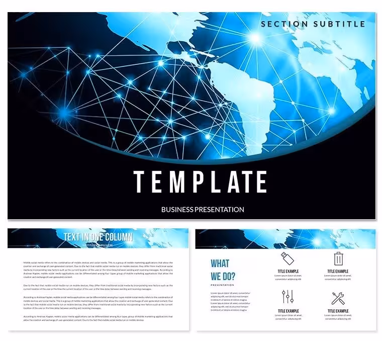 Internet Provider Keynote templates